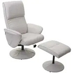 Mendler Relaxsessel Helsinki, Fernsehsessel Relaxliege TV-Sessel mit Hocker ~