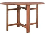 vidaXL Klappbarer Gartentisch 120 x 70 x 74 cm Akazienholz Massiv