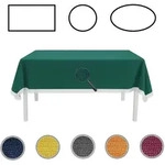 EXKLUSIV HEIMTEXTIL Gartentischdecke mit Fransen Tischdecke rund oval eckig...