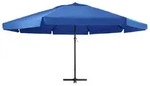 vidaXL Sonnenschirm mit Aluminium-Mast 600 cm Azurblau