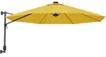 vidaXL Wand-Sonnenschirm Gelb 290 cm