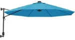 vidaXL Wand-Sonnenschirm Meerblau 290 cm
