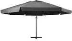 vidaXL Sonnenschirm mit Aluminium-Mast 600 cm Anthrazit