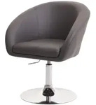 Mendler Esszimmerstuhl HWC-F19, K&uuml;chenstuhl Stuhl Drehstuhl Loungesessel, drehbar