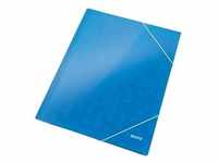 Leitz Eckspanner WOW 39820036 DIN A4 250Bl. Karton blau