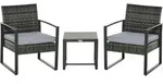 Outsunny - Garten-Bistroset - B63 x T57 x H76 cm - grau