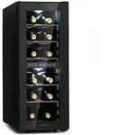 Klarstein Shiraz 12 Duo Weink&uuml;hlschrank 2 Zonen 42L/12 Flaschen 5-12 / 12-18 &deg;C