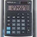 Maul MC 8 Tischrechner Schwarz Display (Stellen): 8 batteriebetrieben, solarbetrieben