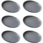 Ritzenhoff & Breker JASPER Dessertteller &oslash; 19 cm schwarz 6er Set