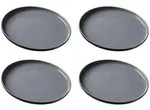 Ritzenhoff & Breker JASPER Speiseteller &oslash; 26 cm schwarz 4er Set