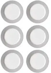 Ritzenhoff & Breker DOPPIO Teller flach 27 cm grau 6er Set