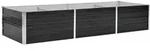 vidaXL Garten-Hochbeet Anthrazit 240 x 80 x 45 cm Verzinkter Stahl
