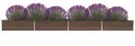 vidaXL Garten-Hochbeet Verzinkter Stahl 600x80x45 cm Braun
