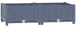 vidaXL Hochbeet 80x40x23 cm Polypropylen