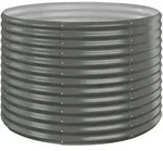 vidaXL Hochbeet Verzinkter Stahl 100x100x68 cm Grau