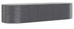 vidaXL Hochbeet Verzinkter Stahl 322x100x68 cm Anthrazit