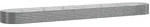 vidaXL Hochbeet Verzinkter Stahl 544x100x36 cm Grau