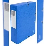 Exacompta 50830E 6x Archivbox aus Colorspan-Karton 600g, R&uuml;ckenbreite 80mm mit