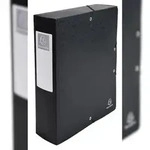 Exacompta 50831E 6x Archivbox aus Colorspan-Karton 600g, R&uuml;ckenbreite 80mm mit