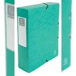 Exacompta 50833E 6x Archivbox aus Colorspan-Karton 600g, R&uuml;ckenbreite 80mm mit