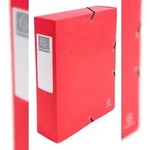 Exacompta 50835E 6x Archivbox aus Colorspan-Karton 600g, R&uuml;ckenbreite 80mm mit