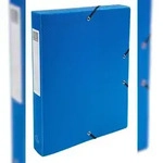 Exacompta 59782E 8x Archivbox aus PP 700&mu; blickdicht, R&uuml;cken 40mm, 25x33cm f&uuml;r DIN