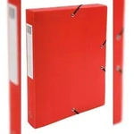 Exacompta 59785E 8x Archivbox aus PP 700&mu; blickdicht, R&uuml;cken 40mm, 25x33cm...