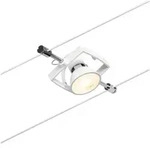Paulmann CorDuo Seilsystem Mac II Einzelspot GU5,3 max. 10W 12V Wei&szlig; matt#Chrom