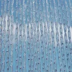 CASA T&uuml;rvorhang "Albi 2" 100 x 230 cm transparent/wei&szlig; 14033