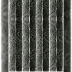 Arsvita Flauschvorhang 120x220 Unistreifen anthrazit - schwarz