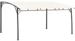vidaXL Garten-Sonnenschutz 4x3x2,55 m Cremewei&szlig;