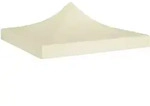 vidaXL Partyzelt-Dach 2x2 m Creme 270 g/m2