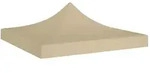 vidaXL Partyzelt-Dach 3x3 m Beige 270 g/m2