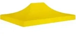 vidaXL Partyzelt-Dach 4x3 m Gelb 270 g/m2
