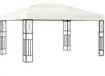 vidaXL Pavillon 3&times;4 m Creme Stoff