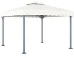 vidaXL Pavillon 300 x 300 cm Creme Aluminium