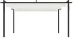vidaXL Pavillon mit Ausziehbarem Dach 4x3 m Creme