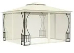 vidaXL Pavillon mit Netz 300x300x265 cm Creme