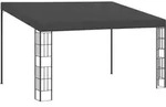 vidaXL Wand-Pavillon 3x4 m Anthrazit Stoff