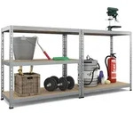TKT Steckregal Work System 180x120x40 cm Schwerlastregal Ordnerregal Steckregal Regal