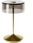 Numotion Akku Glasleuchte Sigor Tischleuchte IP 54 goldfarben 265mm 2,2W FlexMood