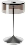 Numotion Akku Glasleuchte Sigor Tischleuchte IP 54 silberfarben 265mm 2,2W FlexMood