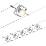 Paulmann CorDuo Seilsystem Mac II Basisset GU5,3 max. 5x10W 230/12V Chrom matt
