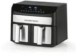 GOURMETmaxx Doppelkammer-Hei&szlig;luftfritteuse - 7 l - max. 2400 W