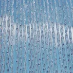 CASA T&uuml;rvorhang "Albi 2" 90 x 210 cm transparent/wei&szlig; 14026