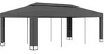 vidaXL Pavillon mit Doppeldach 3 x 6 m Anthrazit