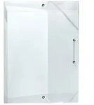 herlitz Heftbox, DIN A4, aus PP, transluzent-blau