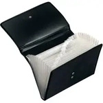 Veloflex F&auml;chermappe Office, DIN A4, schwarz, 12 F&auml;cher, Magnetverschlu&szlig;