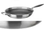 GSW Bratpfanne Inoxxa Black 32 x 6,0cm mit Gegengriff, induktionsgeeignet,