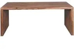 FineBuy Design Schreibtisch 180 cm Sheesham Massivholz B&uuml;rotisch Computertisch